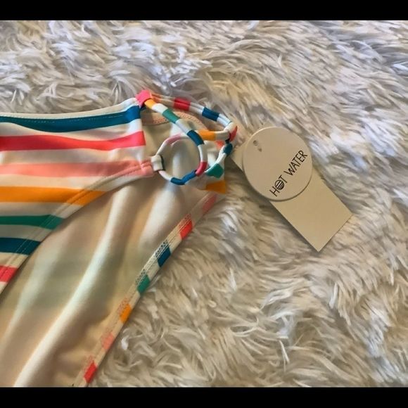 Nwt hot water striped bikini bottom - Picture 3 of 9